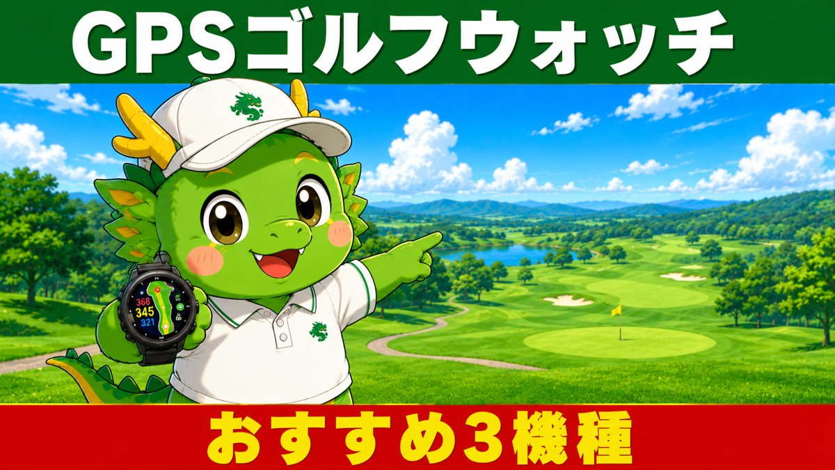 GPSゴルフウォッチおすすめ3機種